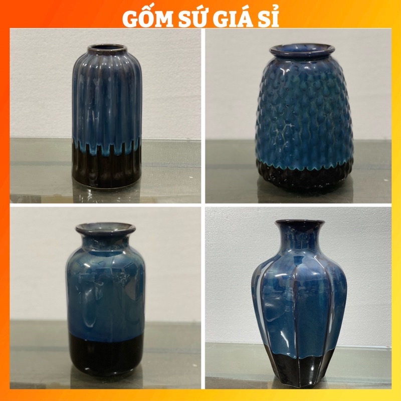 Bình hoa hoả biến cỡ vừa 22cm Bát Tràng