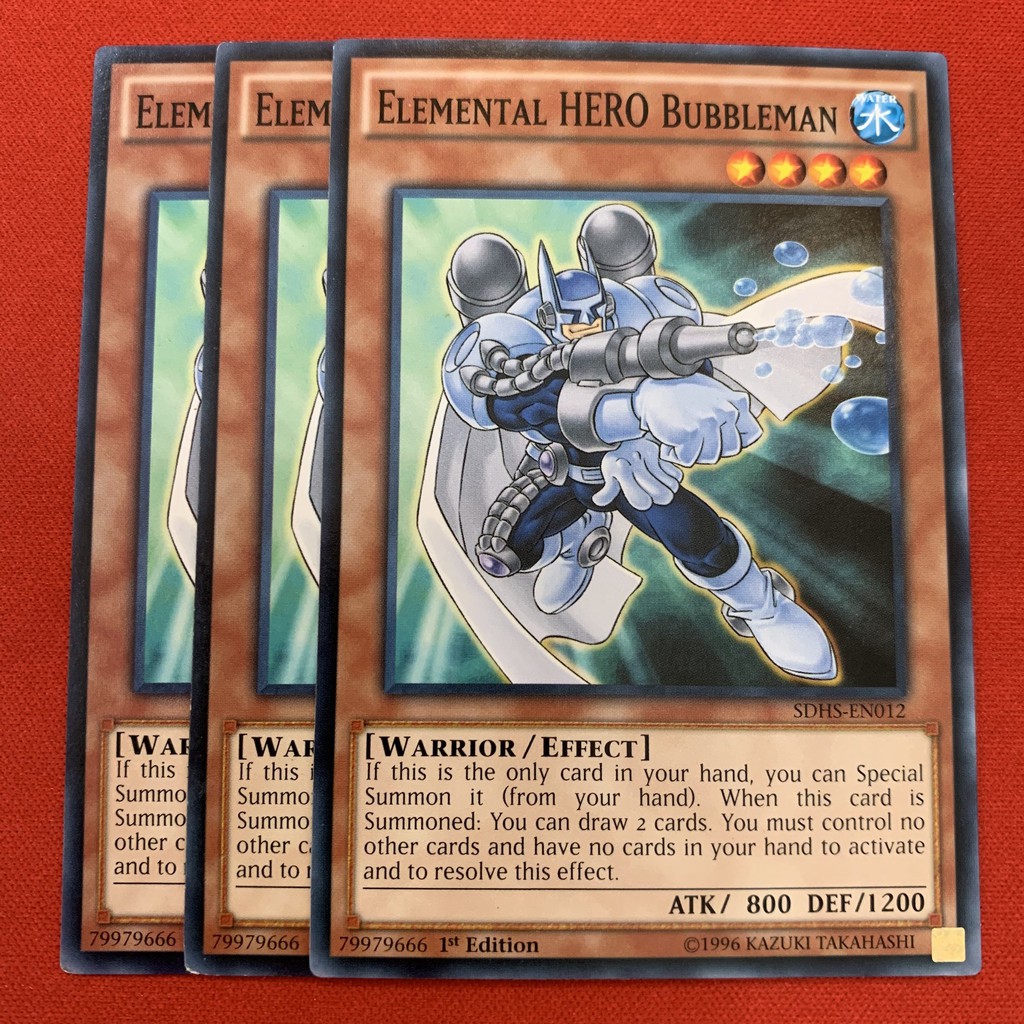 [EN][Thẻ Bài Yugioh Chính Hãng] Elemental Hero Bubbleman