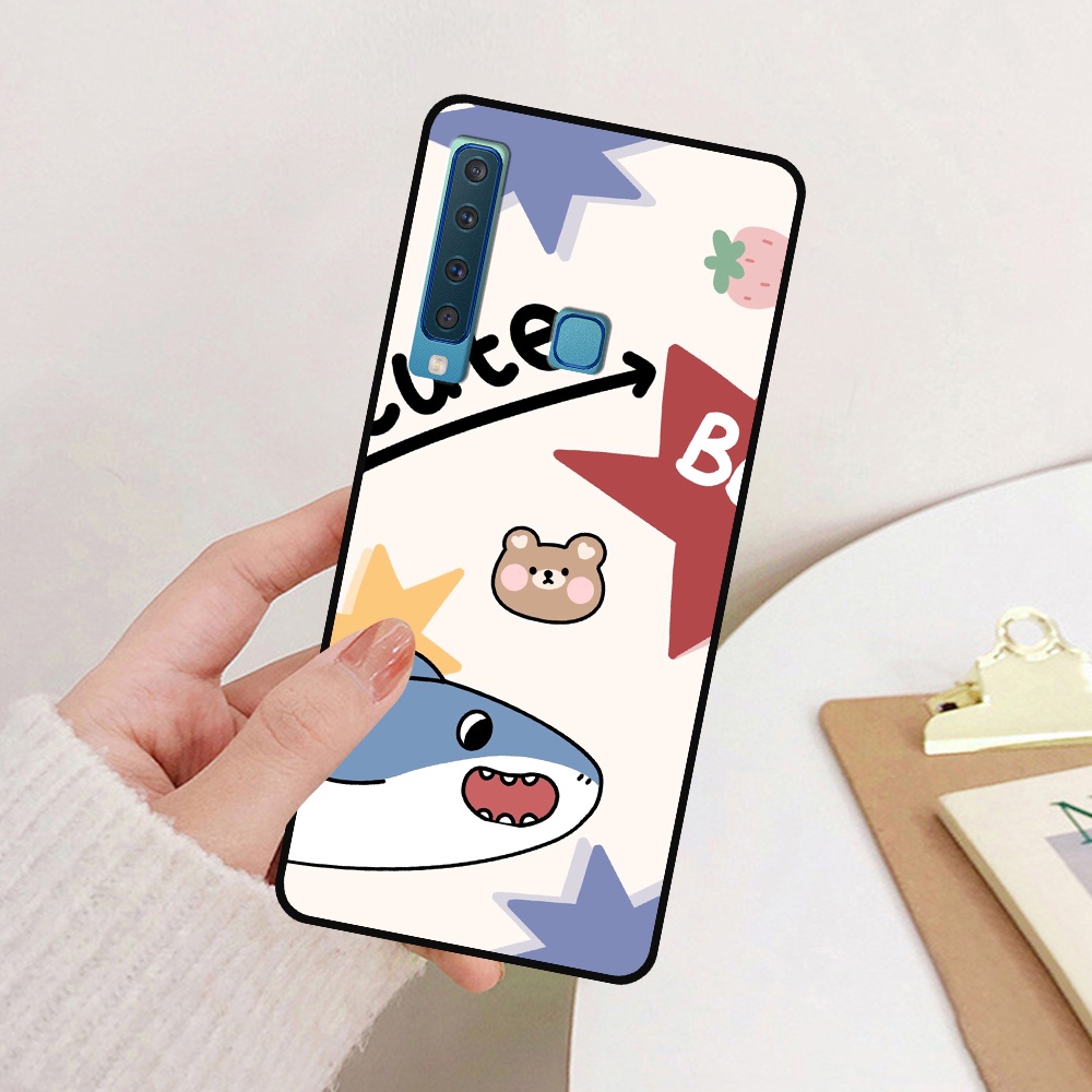 Ốp lưng Samsung A7 2018 / A9 2018 in hình cá mập, khủng long dễ thương, cute (T01 - T06)