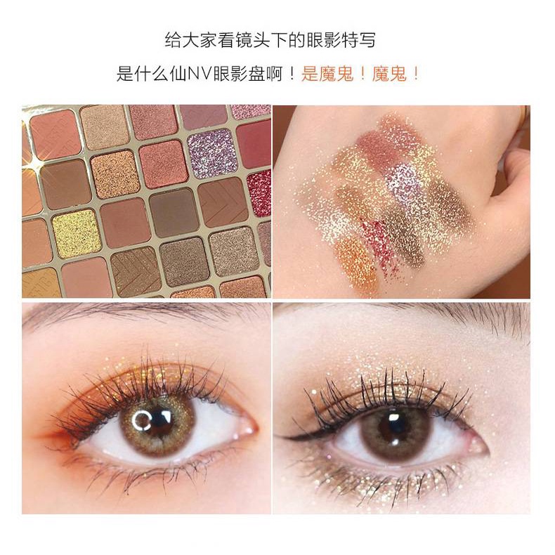 [Hàng mới về] Bảng phấn mắt 40 màu MAFFICK màu lỳ/ màu nhũ | BigBuy360 - bigbuy360.vn