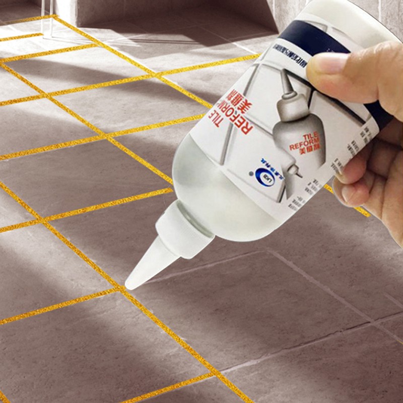 Lọ Keo Trám Trắng Mạch Gạch Tile Reform LKB 280ml Tặng Kèm Khăn Lau Cao Cấp