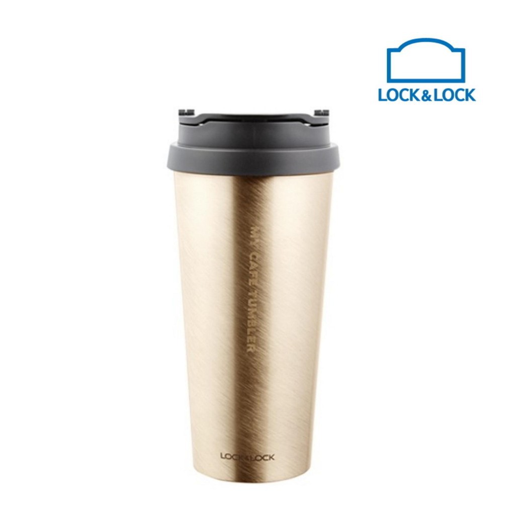 Bình giữ nhiệt bằng thép không gỉ Lock&Lock Clip Tumbler - 540ml - Màu gold