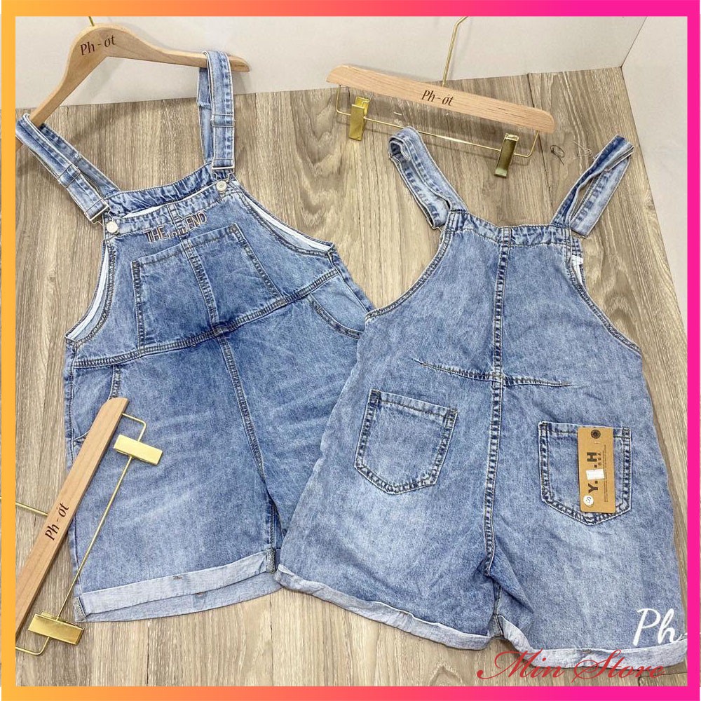 [ẢNH THẬT+VIDEO] Yếm bò ❤️FREESHIP❤️ yếm đùi jeans hàng cao cấp loại 1