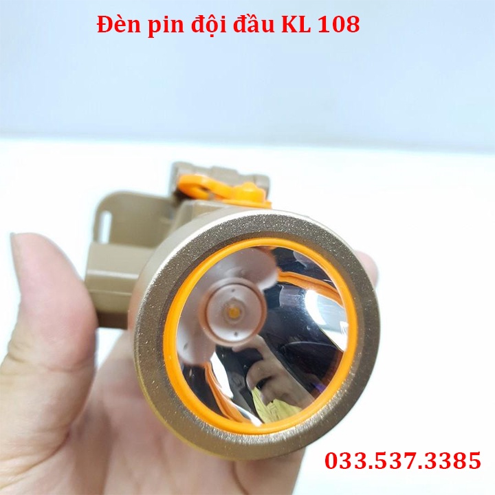 Đèn đội đầu, đèn pin đội đầu siêu sáng chống nước KL 108