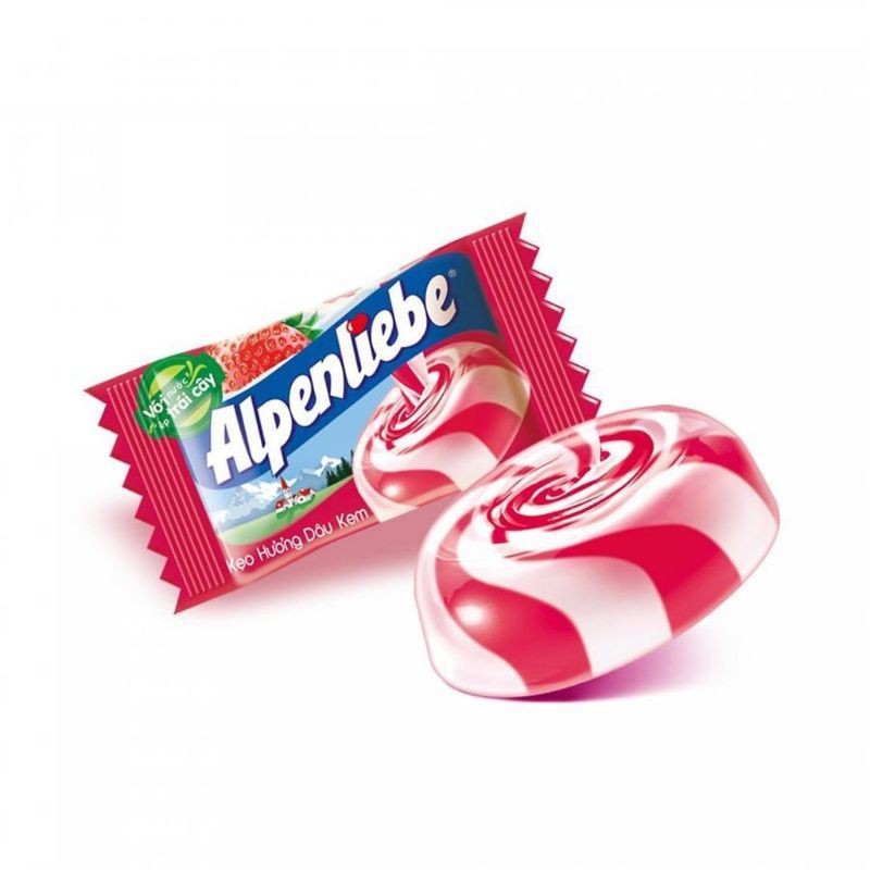 Kẹo Alpenliebe hương dâu kem/kẹo sô cô la dynamite/ sample