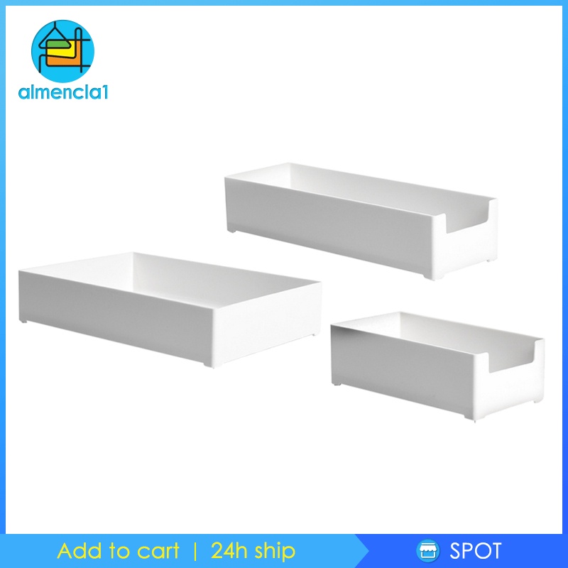 Khay đựng ngăn kéo màu trắng 30x20x6cm