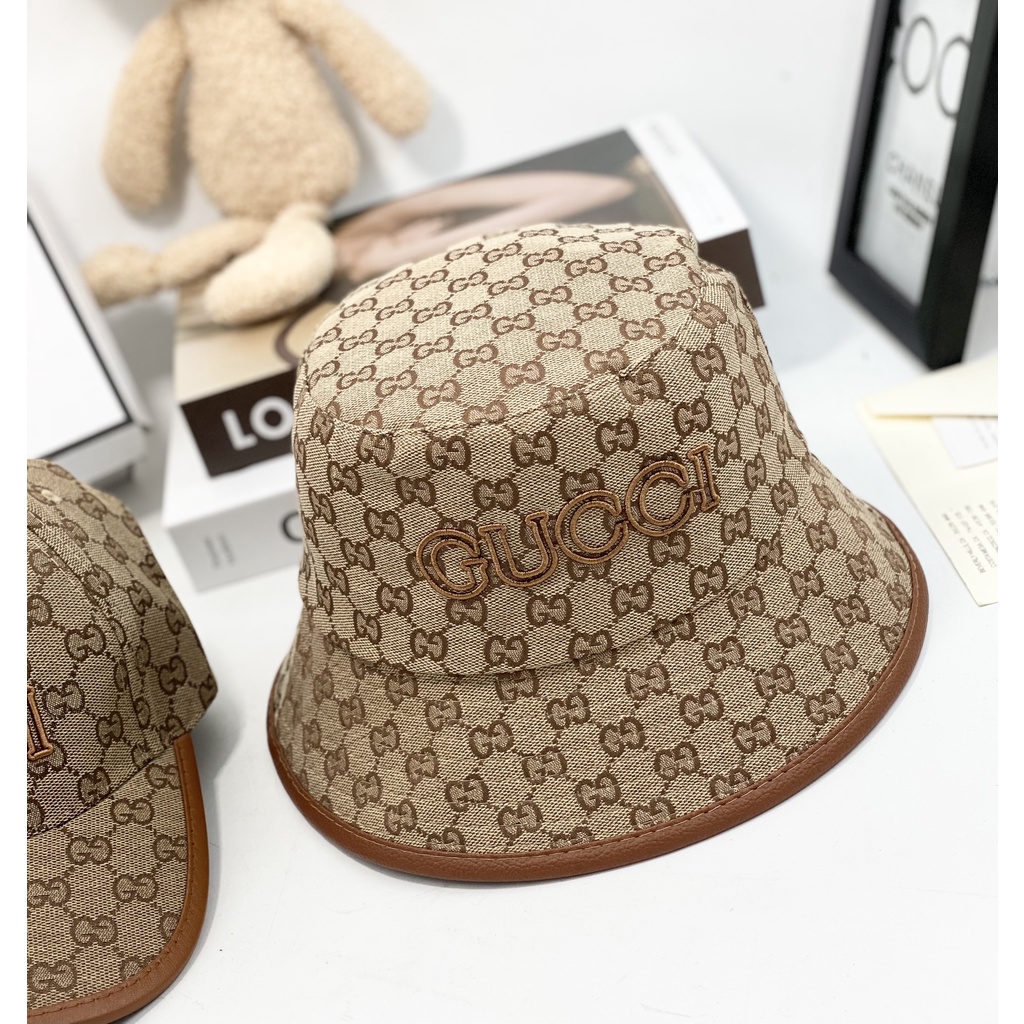 MŨ BUCKET NÓN BO GUCCI THÊU CHỮ - TXGS-N216