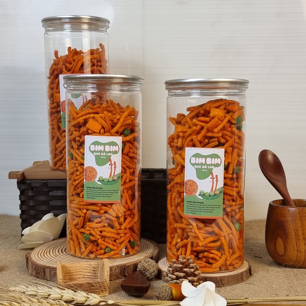 Bim bim que đậu hà lan vị cay mặn thơm ngon 350g - H FOODS