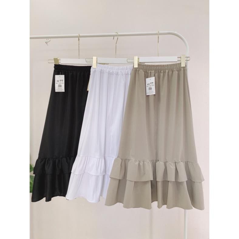 SIÊU XINH. 💃 Chân Váy Midi Nữ Vạt Bèo 2 Tâng 3 Màu. TRUNGHIEU . Giá Siêu HOT | BigBuy360 - bigbuy360.vn