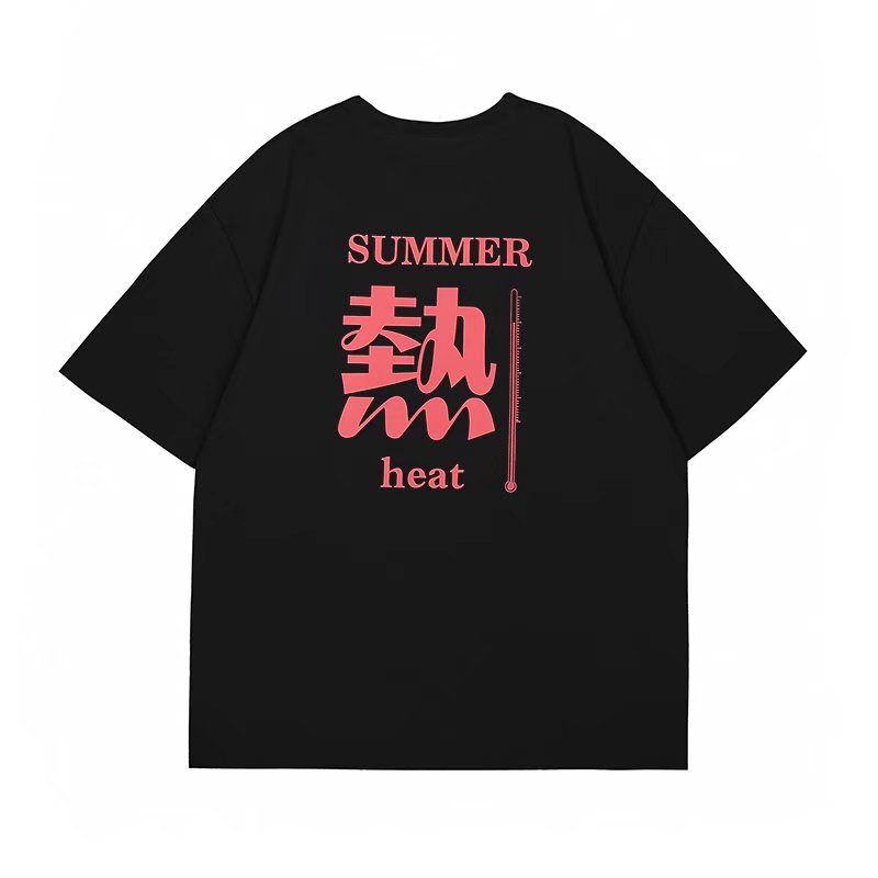 Áo Thun Dáng Rộng In Chữ Phong Cách Hip Hop Thời Trang Mùa Hè Cho Nam Và Nữ