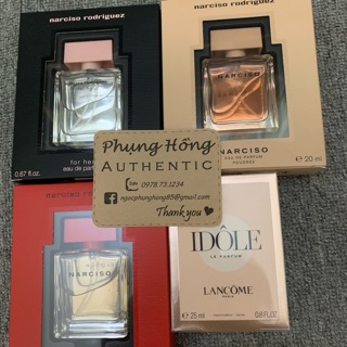 Nước hoa nữ Narciso 20ml (auth 1000%)