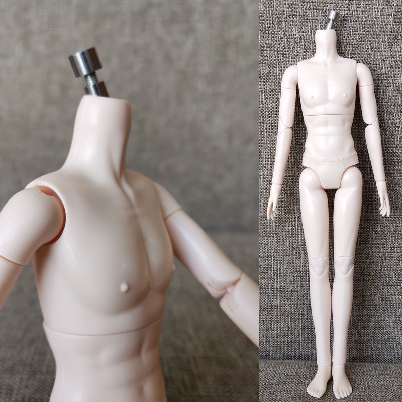 Mô hình cơ thể búp bê nam 30cm tỉ lệ 1/6