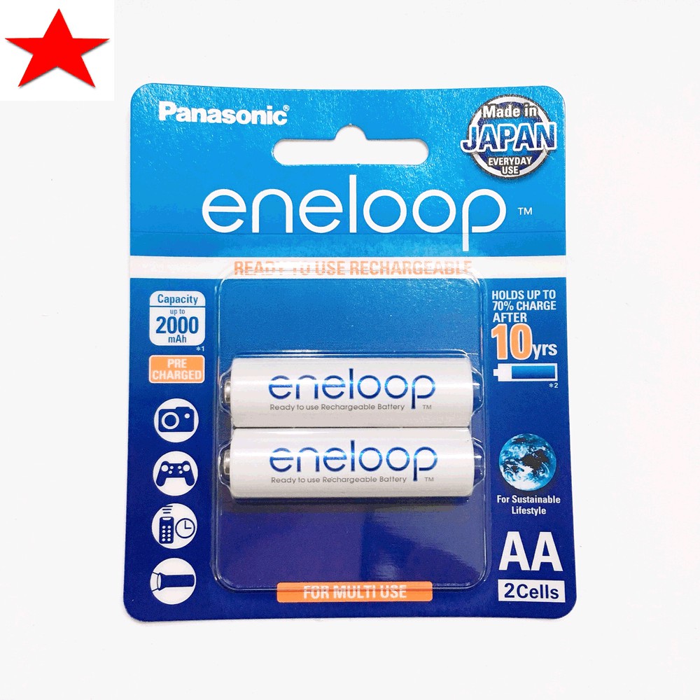 1 Vỉ Pin Sạc Eneloop AA 2000mAh