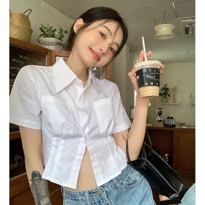 QKOOLE Áo croptop  thời trang dành cho nữ nhiều màu sắc