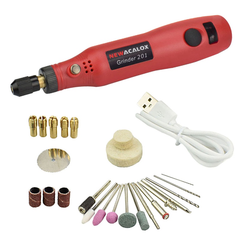 10w Sở thích Craft Máy mài khoan Mini Bộ công cụ quay Mô hình hóa Khoan đánh bóng