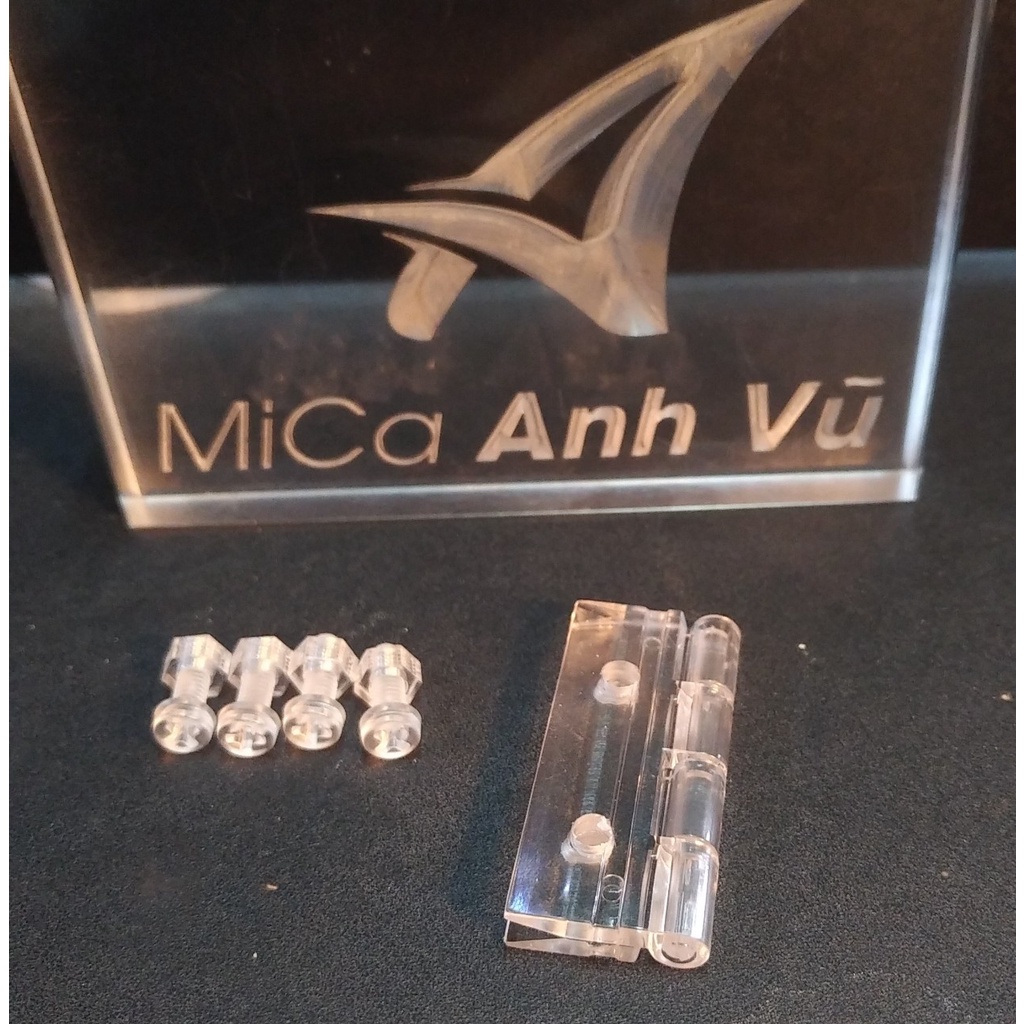 Bộ ốc nhựa mica trong 10, linhhhh00001