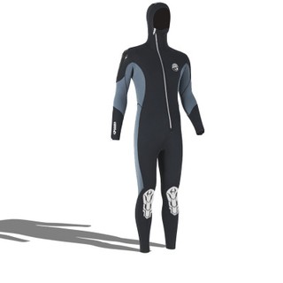 Bộ quần áo lặn giữ nhiệt dày 5mm với lớp nhung trong Scuba DonKey