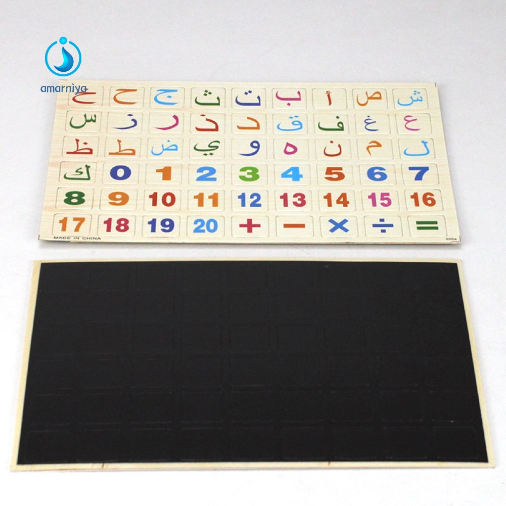 Bộ đồ chơi xếp hình chữ cái tiếng Nga 3D từ tính dành cho trẻ em