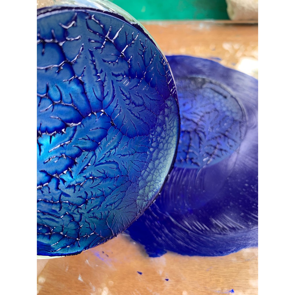 Muller chày thủy tinh mài màu nước thủ công