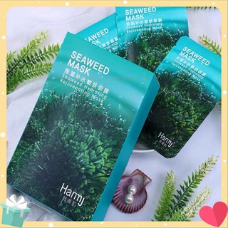 Mặt Nạ Tảo Biển 😍 40 Miếng Mặt Nạ Tảo Biển Seaweed Mask Chính Hãng Bisutang 😍 [ Mat Na]