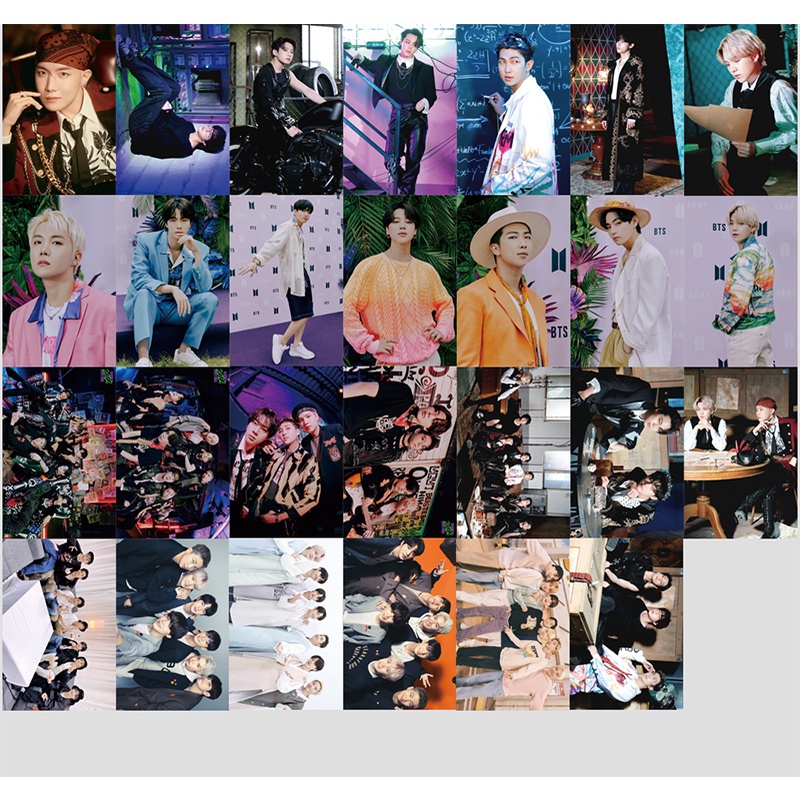 Hộp 54 Ảnh Thẻ Lomo In Hình Nhóm Nhạc BTS Bangtan Boys 2022