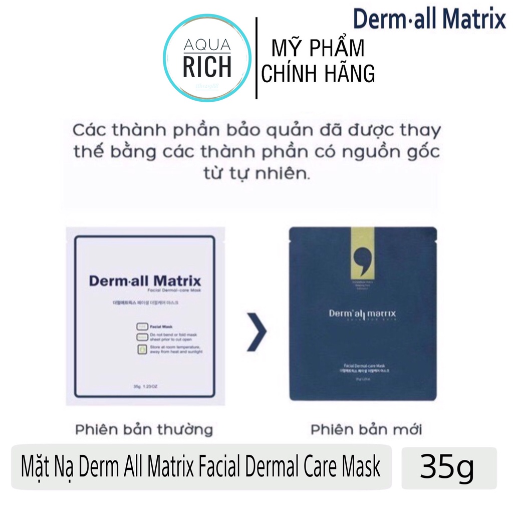 MẶT NẠ THẠCH COLLAGEN DERM ALL MATRIX (MIẾNG LẺ)