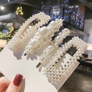 SET Kẹp tóc Hàn Quốc đính đá siêu hot (4 chiếc)