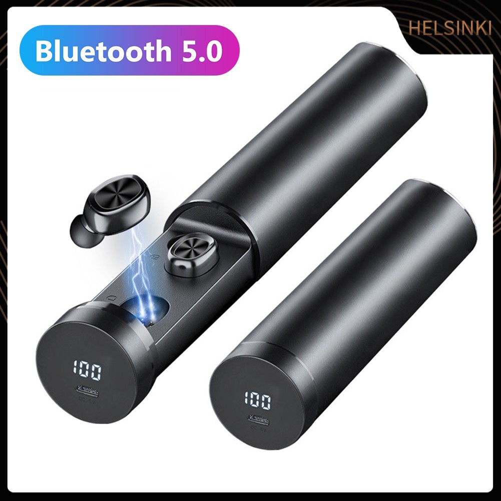 Tai Nghe Nhét Tai Hel + B9 Tws Kết Nối Bluetooth 5.0 Không Dây