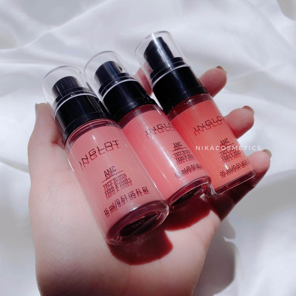 Má hồng kem Inglot - Inglot AMC face blush liquid 15ml