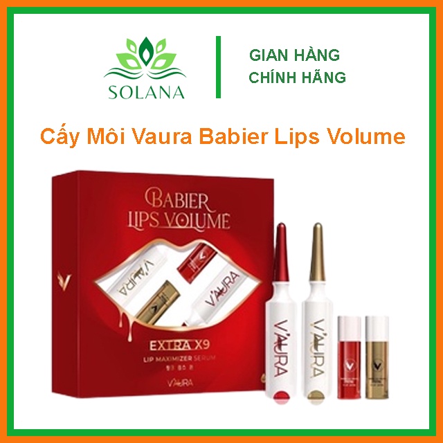 Tinh Chất Cấy Môi Vaura Babier Lips Volume ,mờ thâm làm hồng môi sau 7 ngày SOLANA