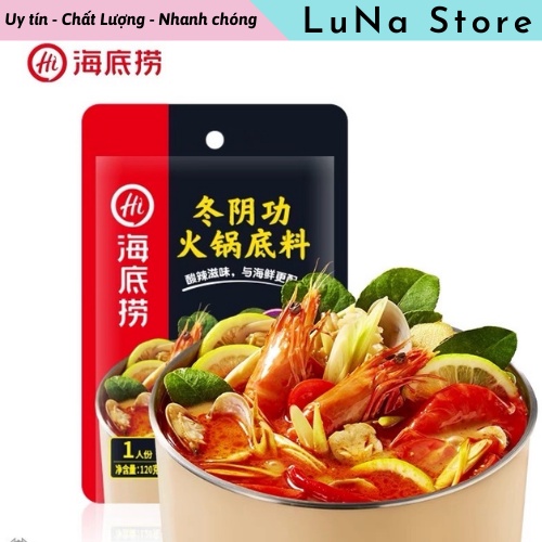 Cốt gia vị lẩu haidilao gói nhỏ 2 người đủ vị lẩu thái tomyum chua cay - ảnh sản phẩm 6