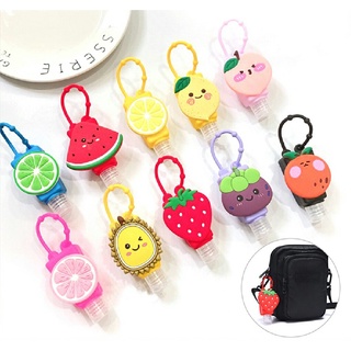 [Được Chọn Mẫu] Chai 30ml Đựng Nước Rửa Tay Kèm Móc Treo Silicon Họa Tiết Hoạt Hình Siêu Cute