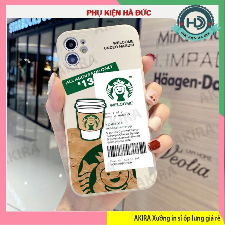 ốp lưng hình logo Star bu.ck dẻo mềm cạnh vuông bảo vệ camera cho full dòng máy ip