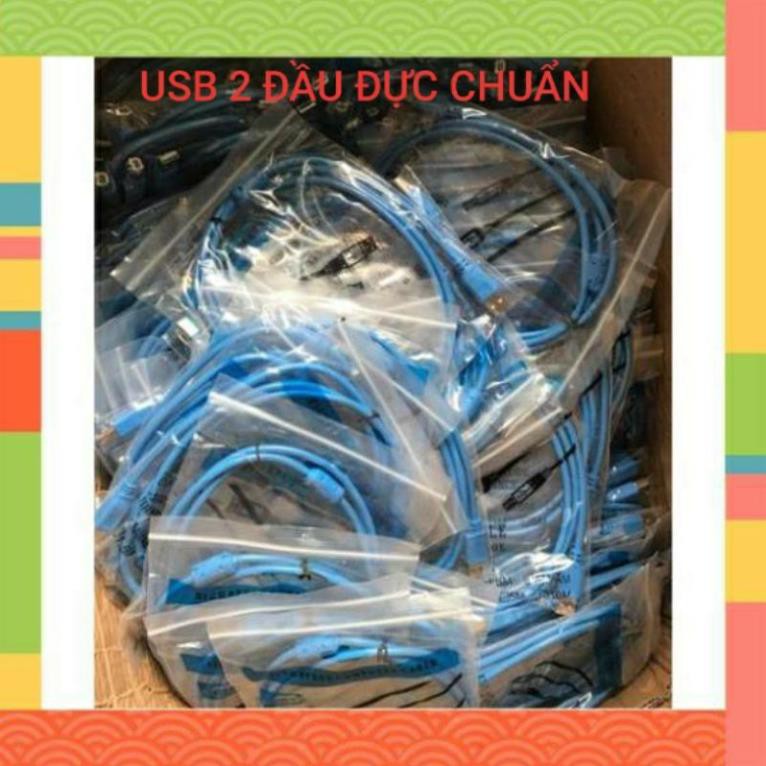 [Freeship - Giá Tốt] Dây cáp usb 2 đầu đực xanh dài 1.5m tốt -PC