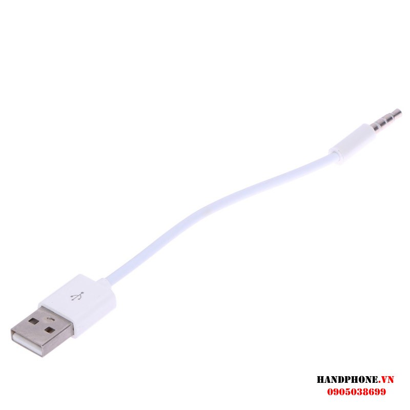 Charger Data USB 3.5mm Sync Audio Cable, USB to 3.5mm Audio Cáp sạc, dữ liệu cho iPod, Samsung YP W1 và nhiều thiết bị