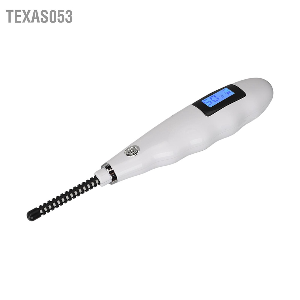 Texas053 Dụng cụ uốn lông mi làm nóng Nhanh chóng Làm lâu dài Máy bằng điện có thể sạc lại USB
