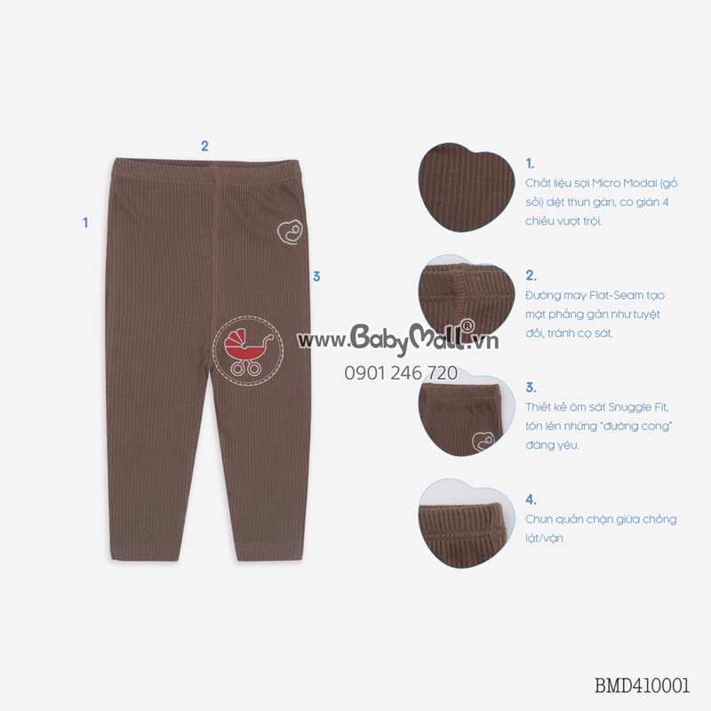 Bubaby Quần legging DÀI Molist BMD410001