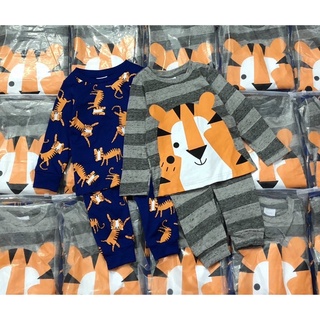 Set 2 bộ cotton dày tay hổ Next