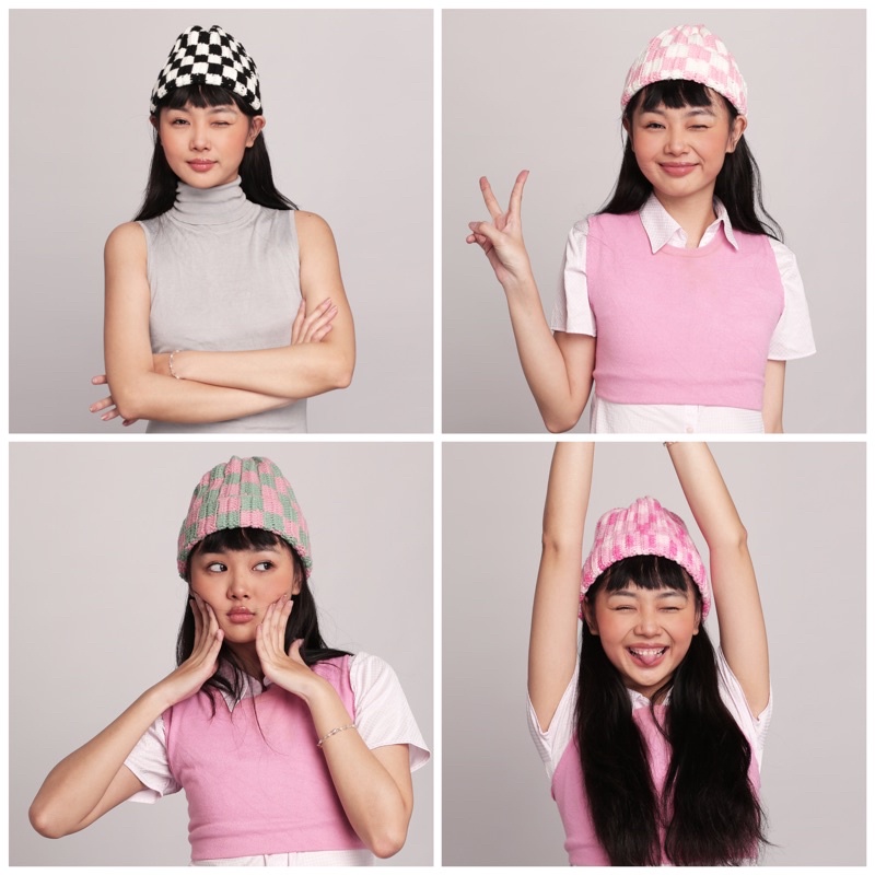 Mũ nón len beanie nam nữ, chất len dày dặn