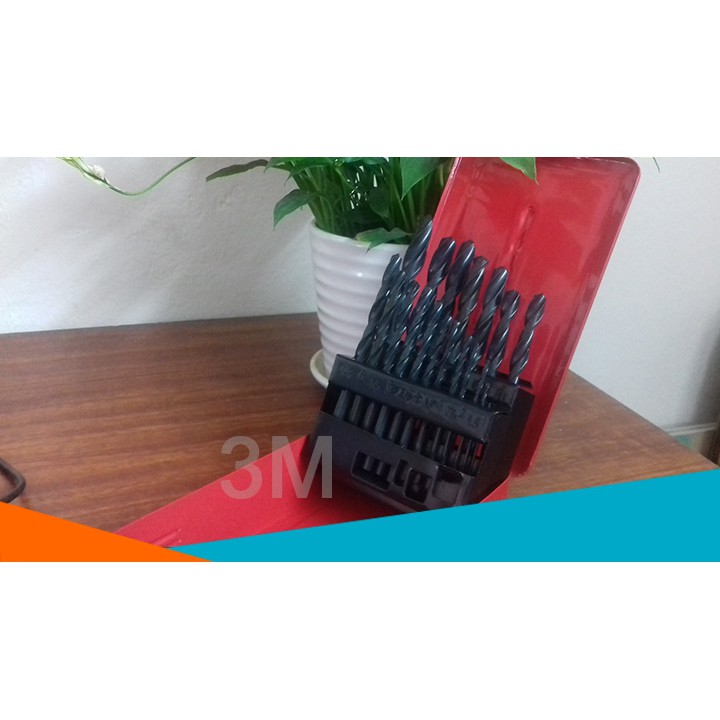 Hộp Combo 18 Mũi Khoan Đa Năng Cao Cấp Mũi Thép Đen