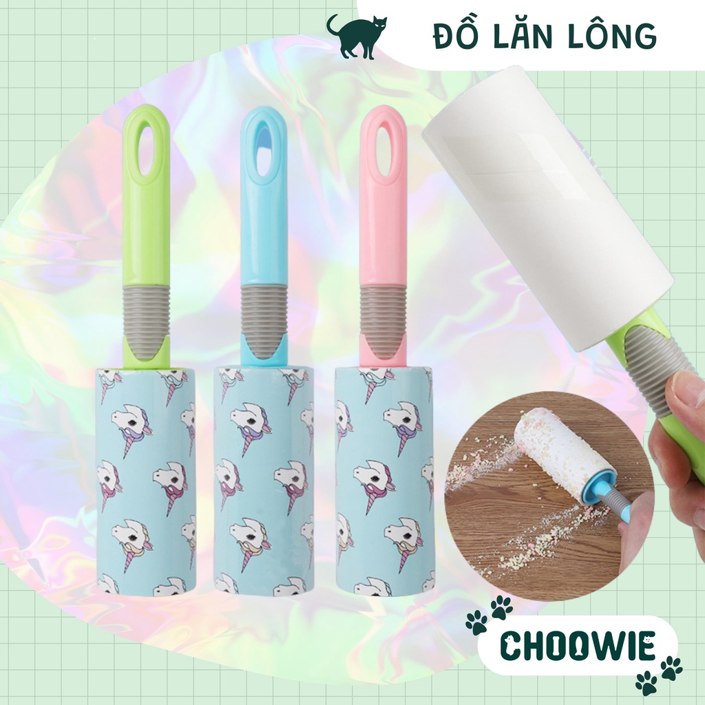 Đồ lăn lông trên quần áo và nội thất bằng miếng dán 60 tờ | Phụ kiện chó mèo