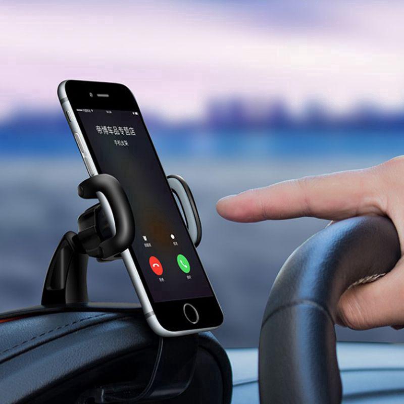 Giá Đỡ Điện Thoại Loại HUD Xoay 360 Độ Thông Minh 3.5-6.3 Inch Gắn Bảng Điều Khiển Xe Hơi