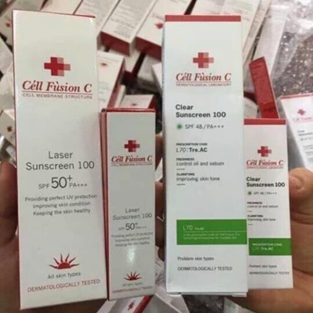 Kem chống nắng Laser Sunscreen 100 Cell Fusion C SPF 50+ PA+++