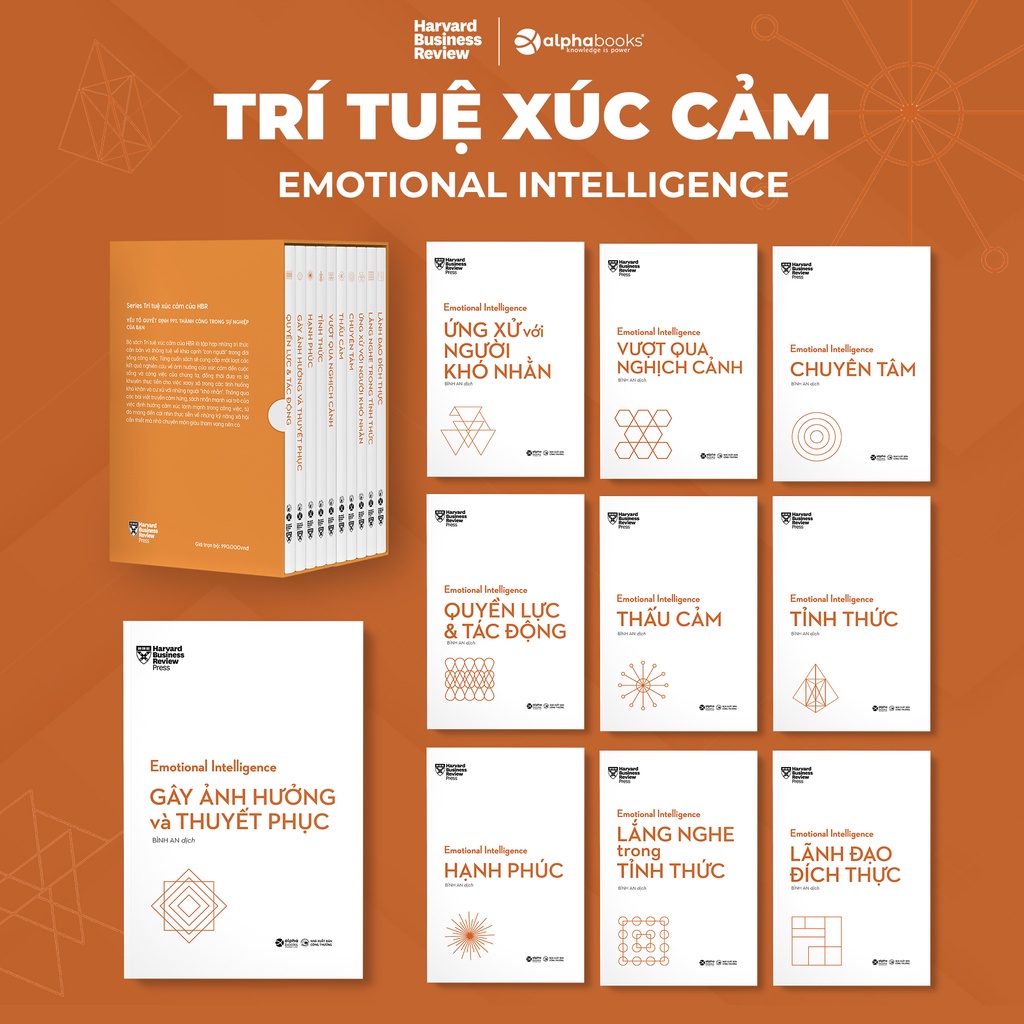 Sách - Boxset HBR Emotional Intelligence - Giải Mã Sức Mạnh Vượt Trội Của Trí Tuệ Xúc Cảm