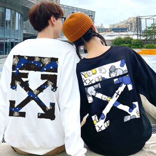 Áo sweater off white kaws hoạt hình chipshop