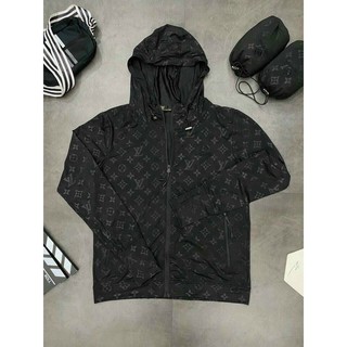 Áo khoác chống nắng nam nữ LV vân nổi chất vải umi dày dặn có mũ vải mềm mát thoáng khí cao cấp AHFASHION