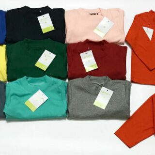 Combo 4 bộ cotton len cho bé lớp