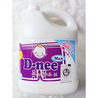 Nước giặt xả Dnee Max bình 3600ml công nghệ Thái Lan, nước giặt xả dùng cho cả người lớn và em bé, hương thơm dịu nhẹ
