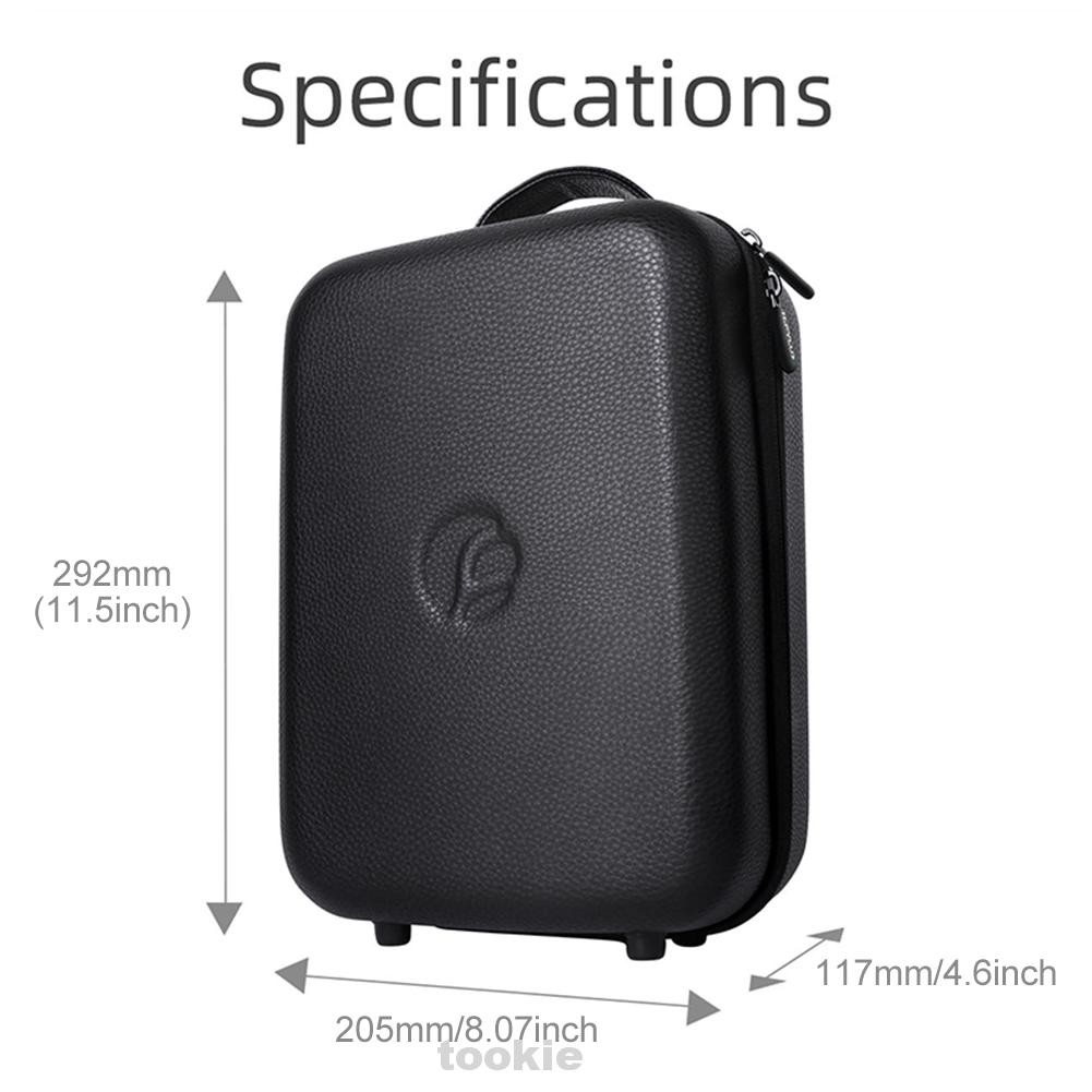Carrying Case Lightweight Shockproof Storage Travel Hard PU Leather VR Headset Accessories For Oculus Quest 2