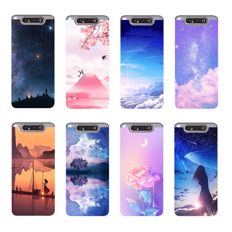 Ốp Điện Thoại TPU Dẻo Thời Trang Sang Trọng Cho Samsung Galaxy A80 Samsung A80 A 80